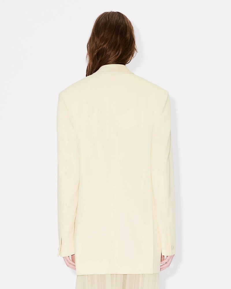 Shawl collar blazer virgin wool