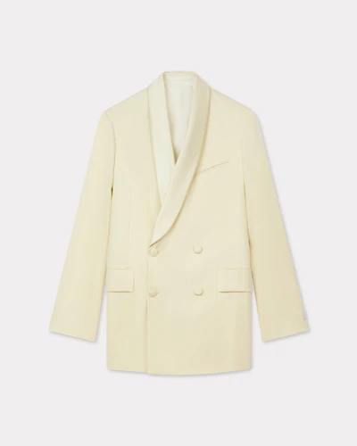 Shawl collar blazer virgin wool