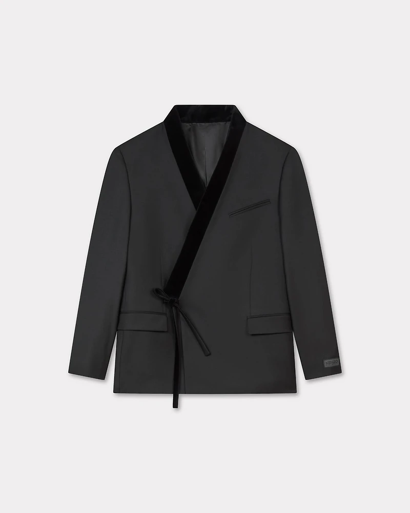 Kimono blazer virgin wool