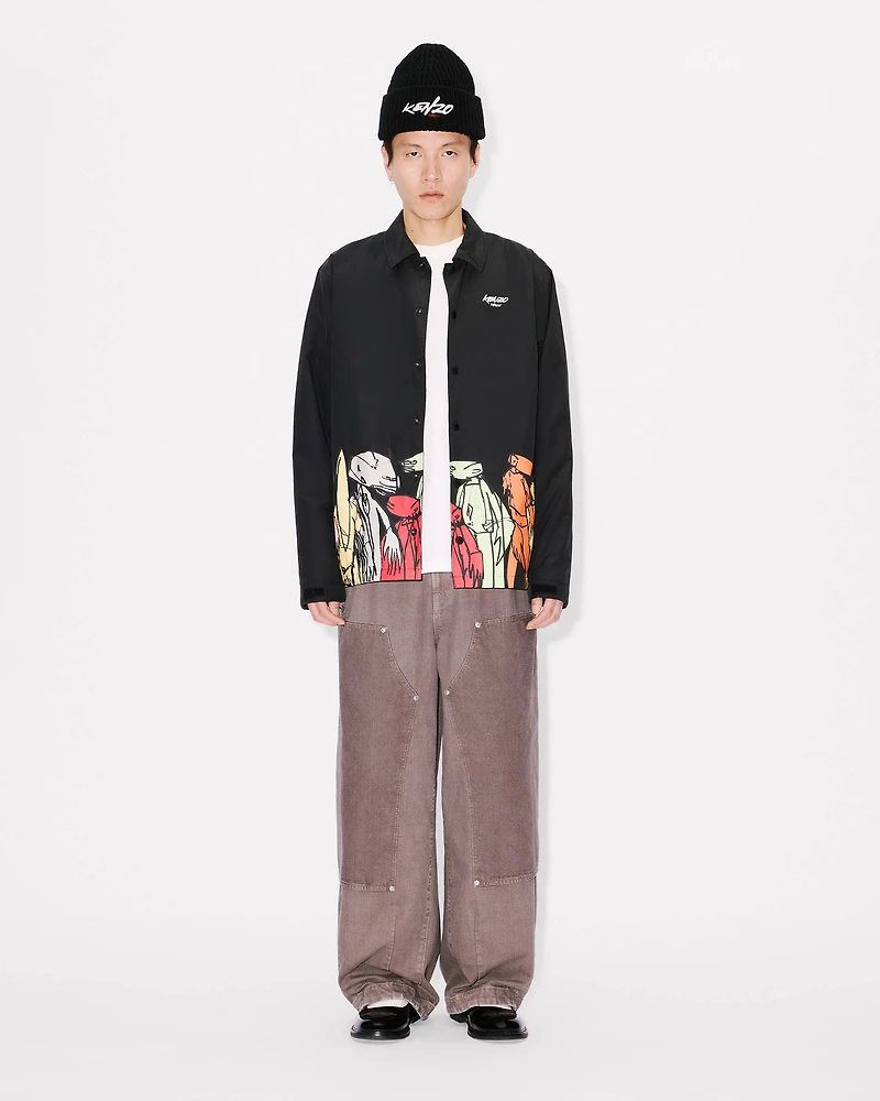 'Kenzo x Futura 2000' padded coach jacket