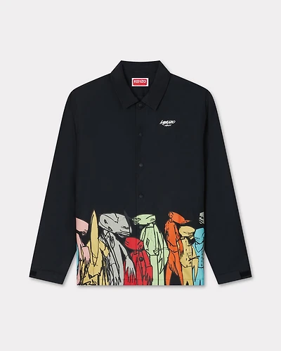 'Kenzo x Futura 2000' padded coach jacket
