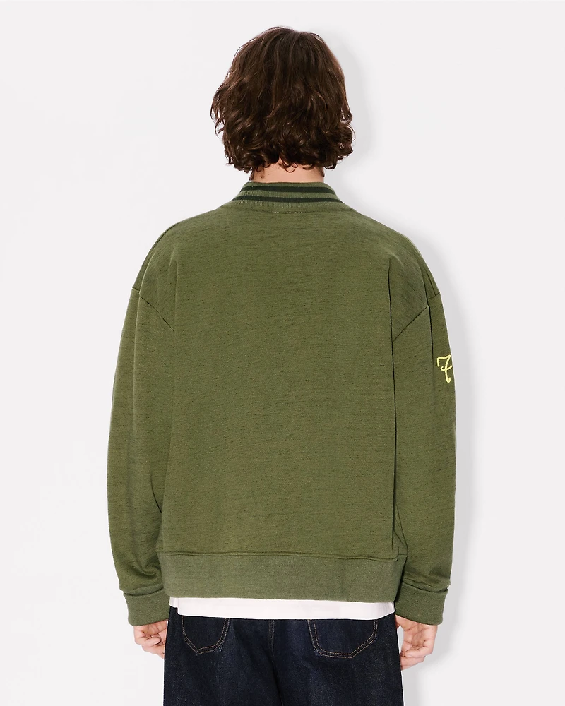 'KENZO Paris Chainstitch' embroidered cardigan cotton