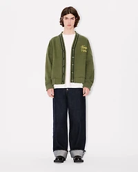 'KENZO Paris Chainstitch' embroidered cardigan cotton