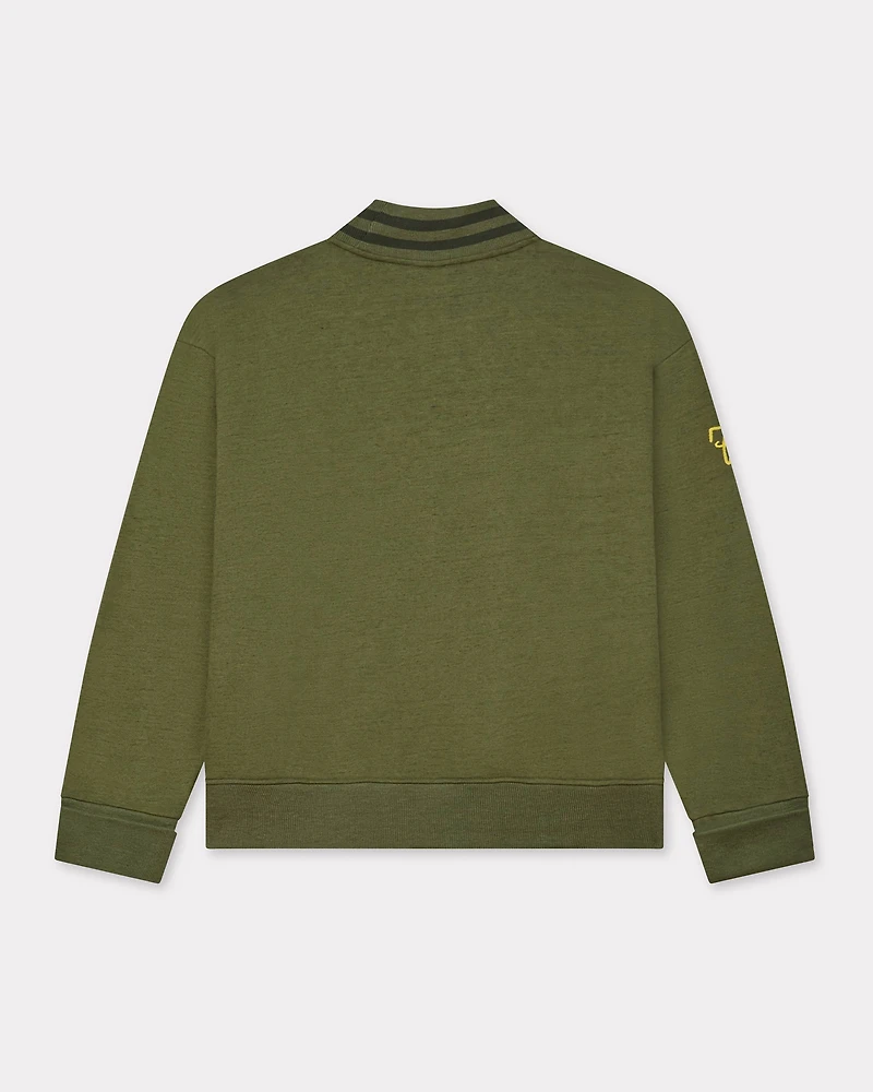 'KENZO Paris Chainstitch' embroidered cardigan cotton