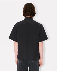 Kimono short sleeve shirt cotton poplin