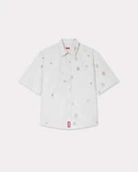 'Kenzo x Futura 2000' embroidered short sleeve shirt cotton poplin