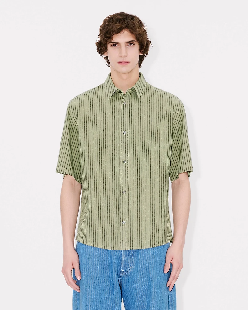 'KENZO Coast Lines' short sleeve shirt cotton linen