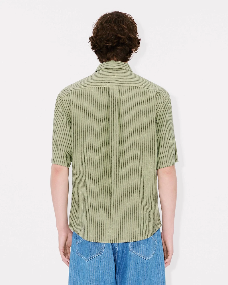 'KENZO Coast Lines' short sleeve shirt cotton linen