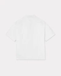 Kimono short sleeve shirt cotton poplin