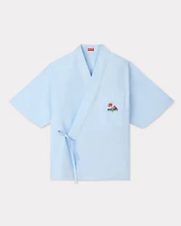 'KENZO Archive Bouquet' kimono short sleeve shirt cotton poplin