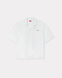 'KENZO Archive Bouquet' hawaiian short sleeve shirt cotton poplin