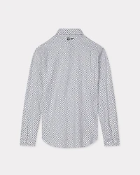 'KENZO Weave' regular shirt cotton jacquard