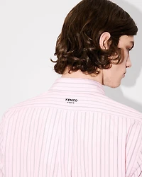 'Boke Flower' embroidered casual shirt cotton poplin