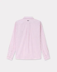 'Boke Flower' embroidered casual shirt cotton poplin