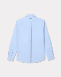'Boke Flower' embroidered casual shirt cotton oxford