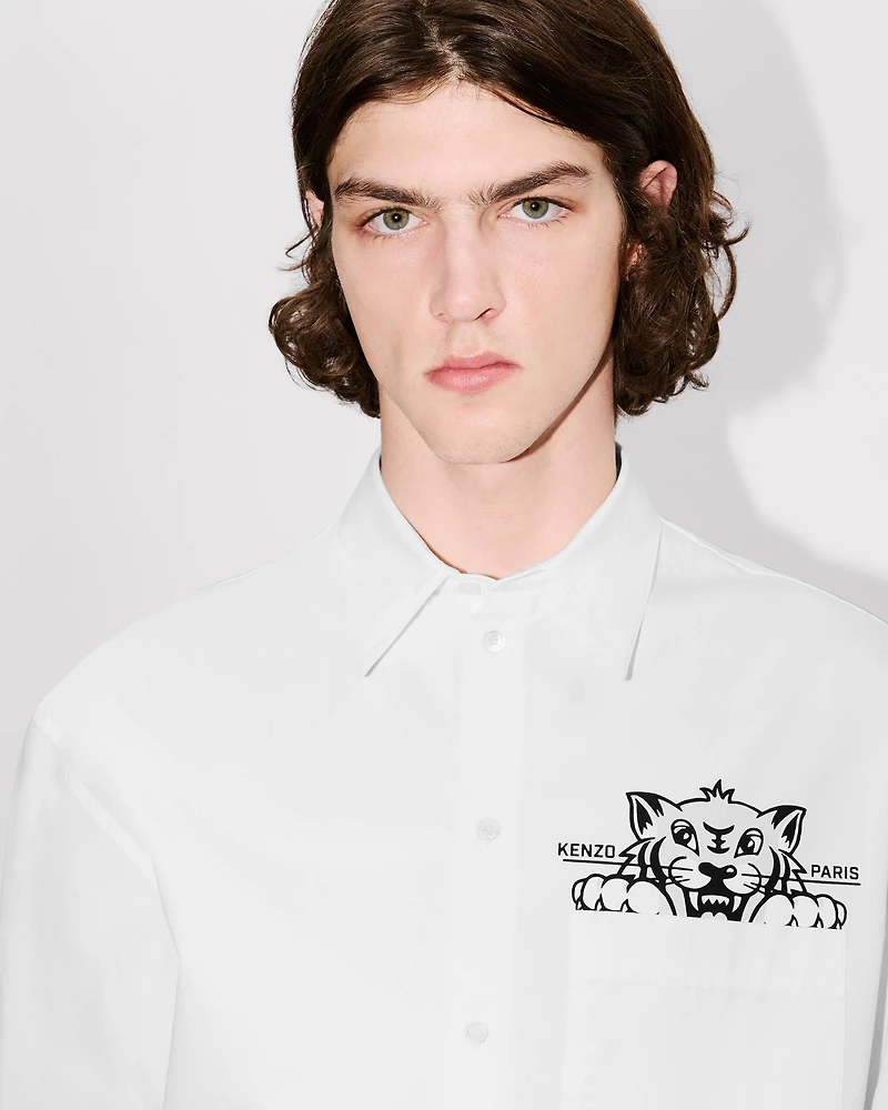 'KENZO Happy Tiger' casual shirt cotton poplin