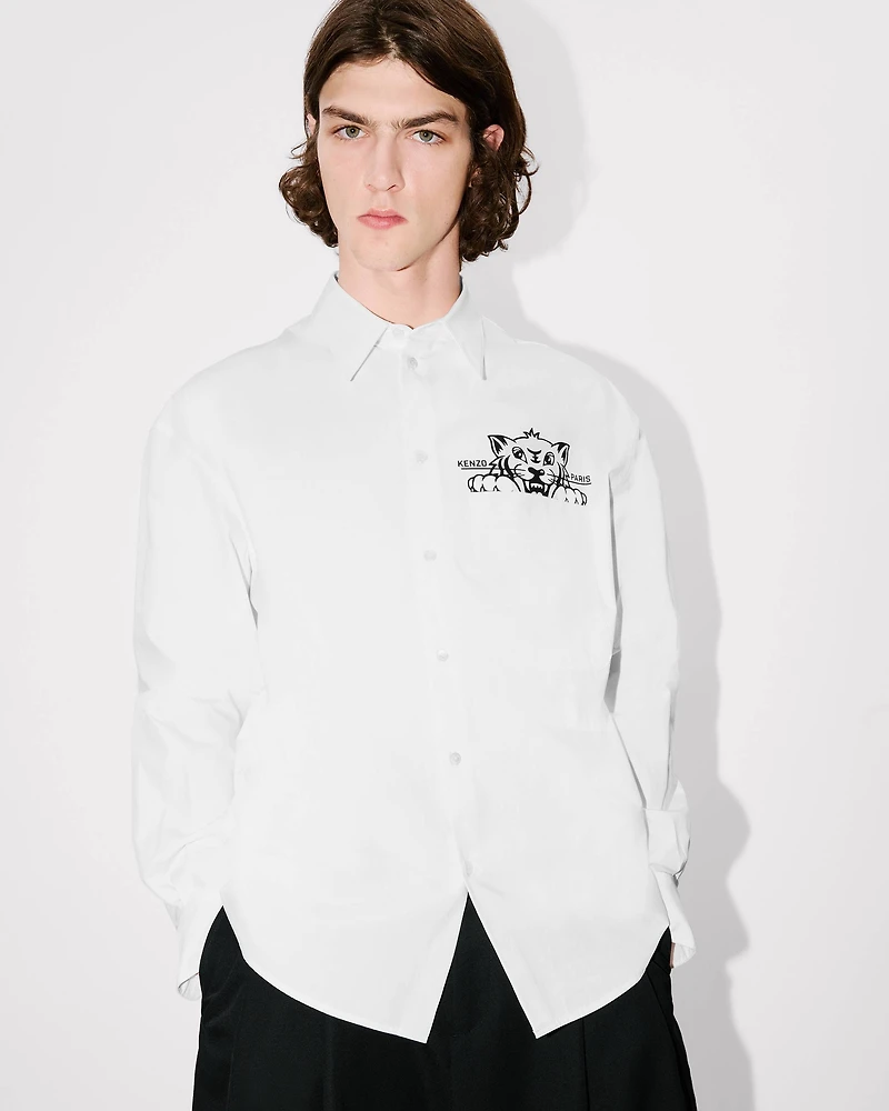 'KENZO Happy Tiger' casual shirt cotton poplin