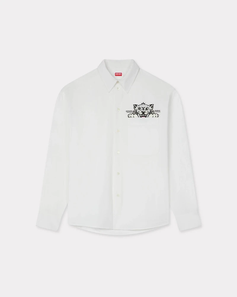'KENZO Happy Tiger' casual shirt cotton poplin