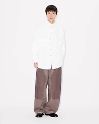 Workwear overshirt textured cotton