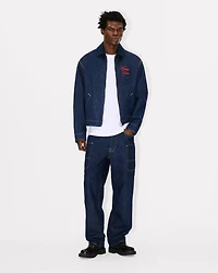 Padded workwear jacket japanese denim