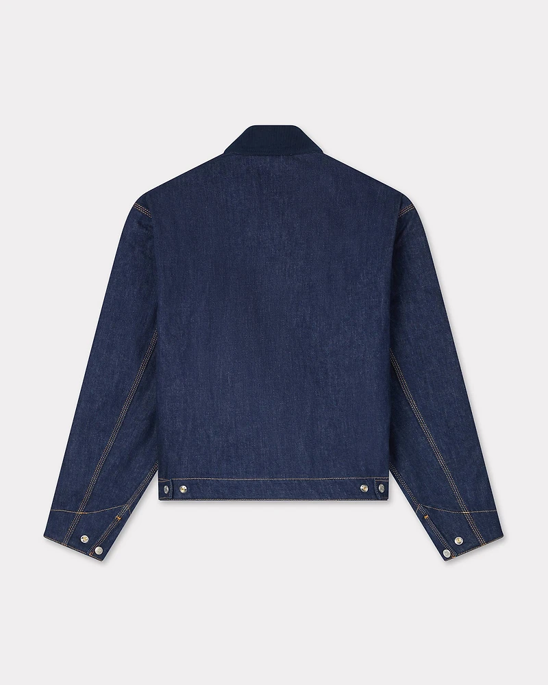 Padded workwear jacket japanese denim
