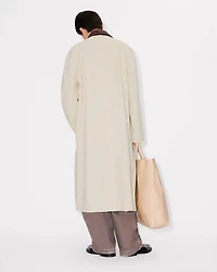 'KENZO Paris Chainstitch' wrap coat washed cotton