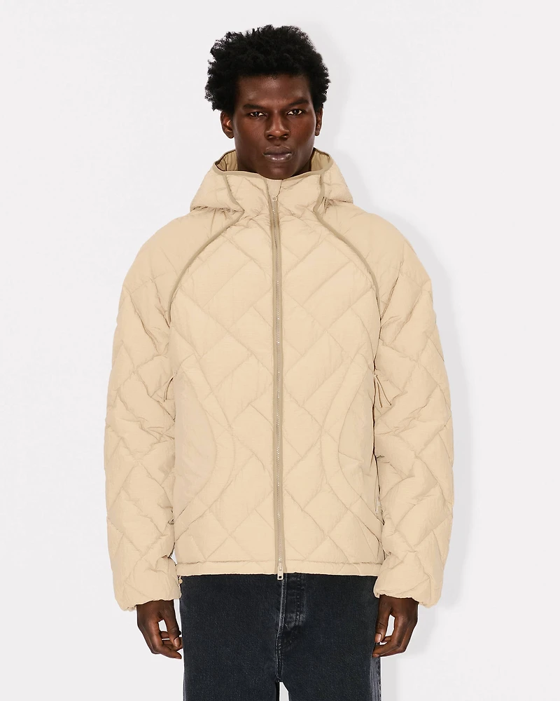 'KENZO Weave' light weight down jacket