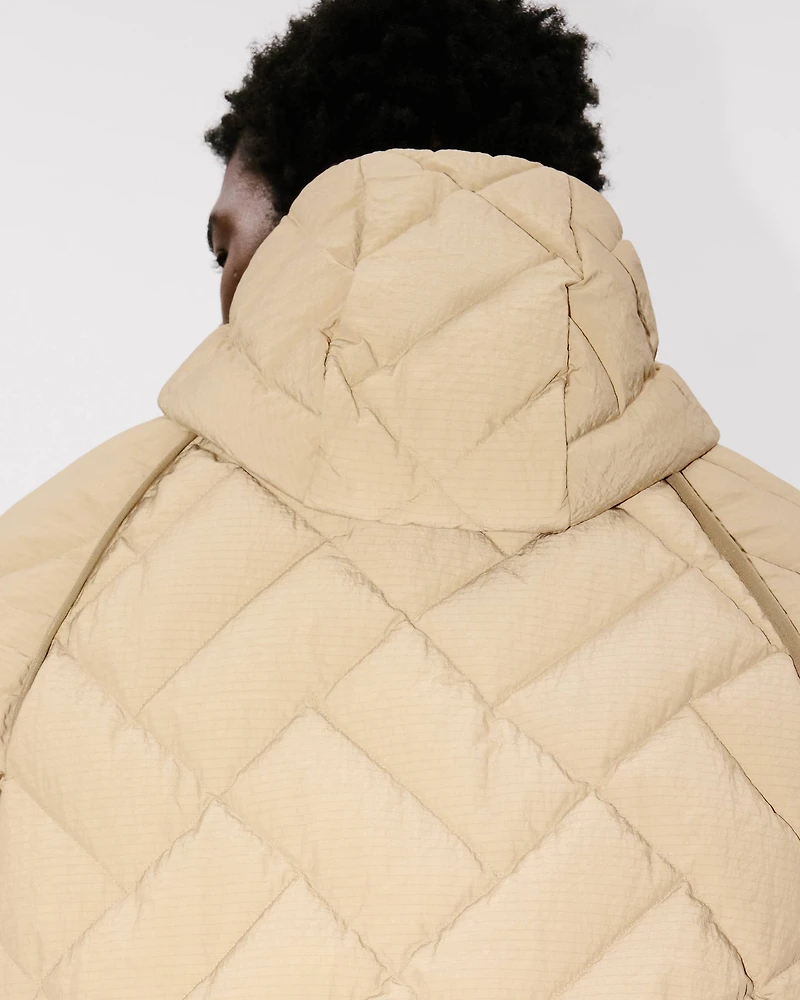 'KENZO Weave' light weight down jacket