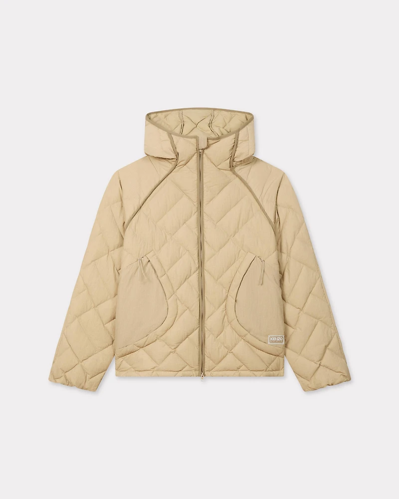 'KENZO Weave' light weight down jacket