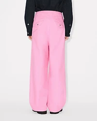 'KENZO Weave' double knee pants washed cotton