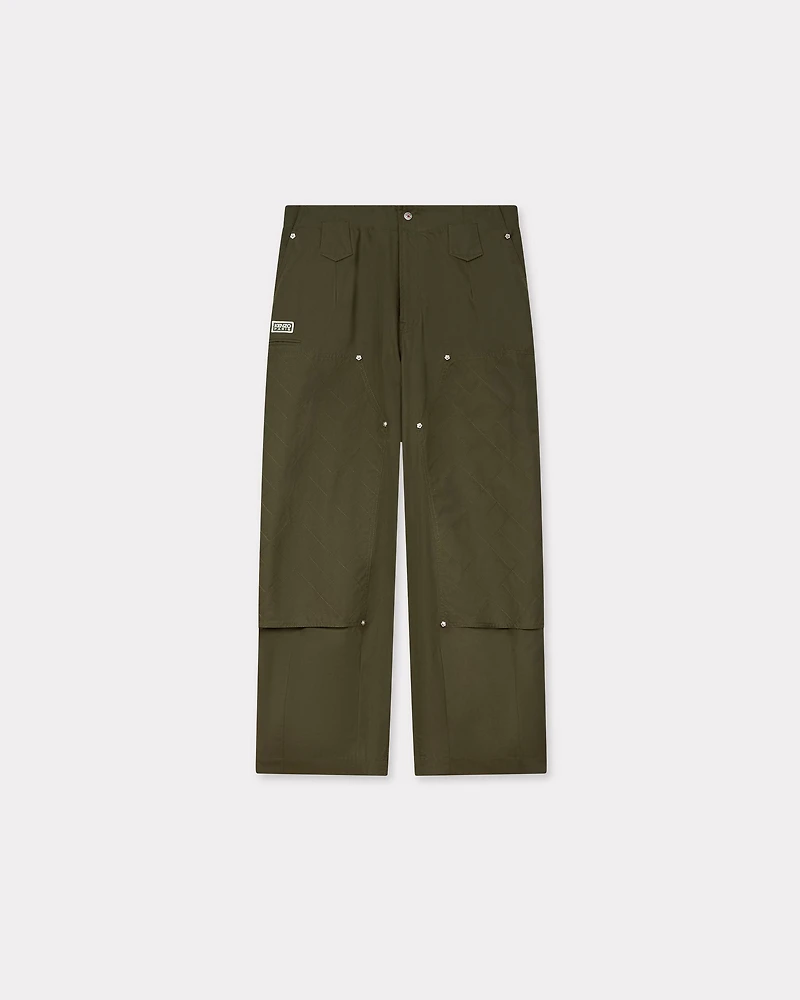 'KENZO Weave' double knee pants cotton