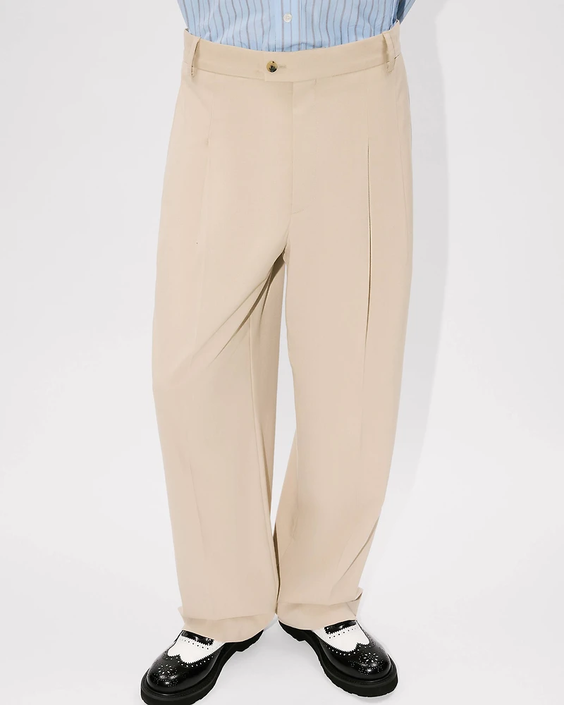 Straight tailored pants