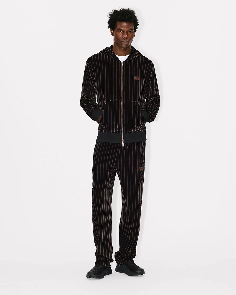 'KENZO Leaf Stripe' trackpants velvet