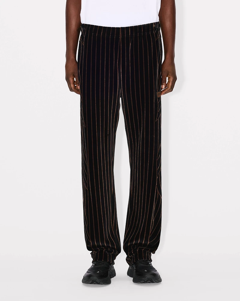 'KENZO Leaf Stripe' trackpants velvet