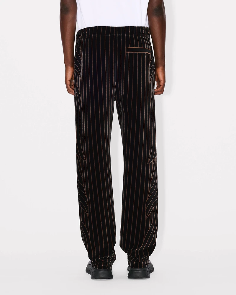 'KENZO Leaf Stripe' trackpants velvet