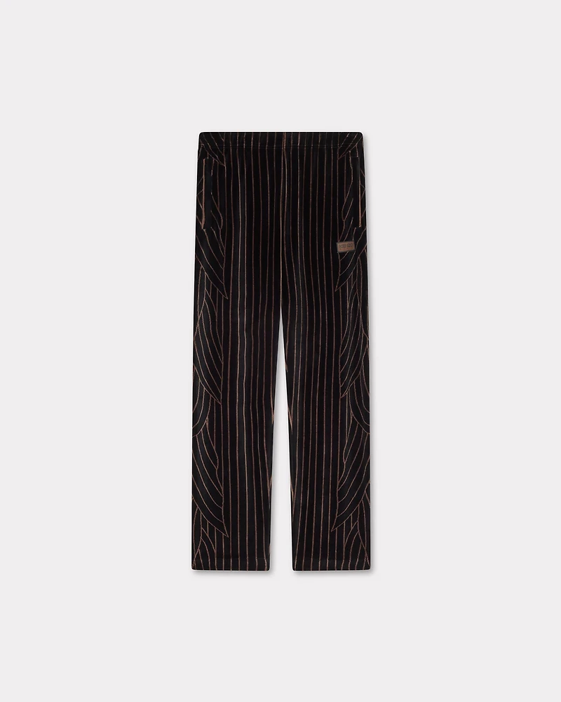 'KENZO Leaf Stripe' trackpants velvet