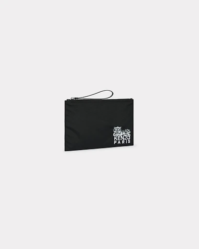 'KENZO Happy Tiger' large clutch