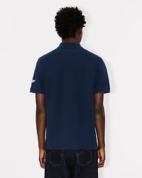 'KENZO Elephant Logo' embroidered slim polo cotton