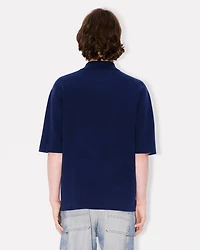 'KENZO Archive Bouquet' embroidered knitted polo cotton wool