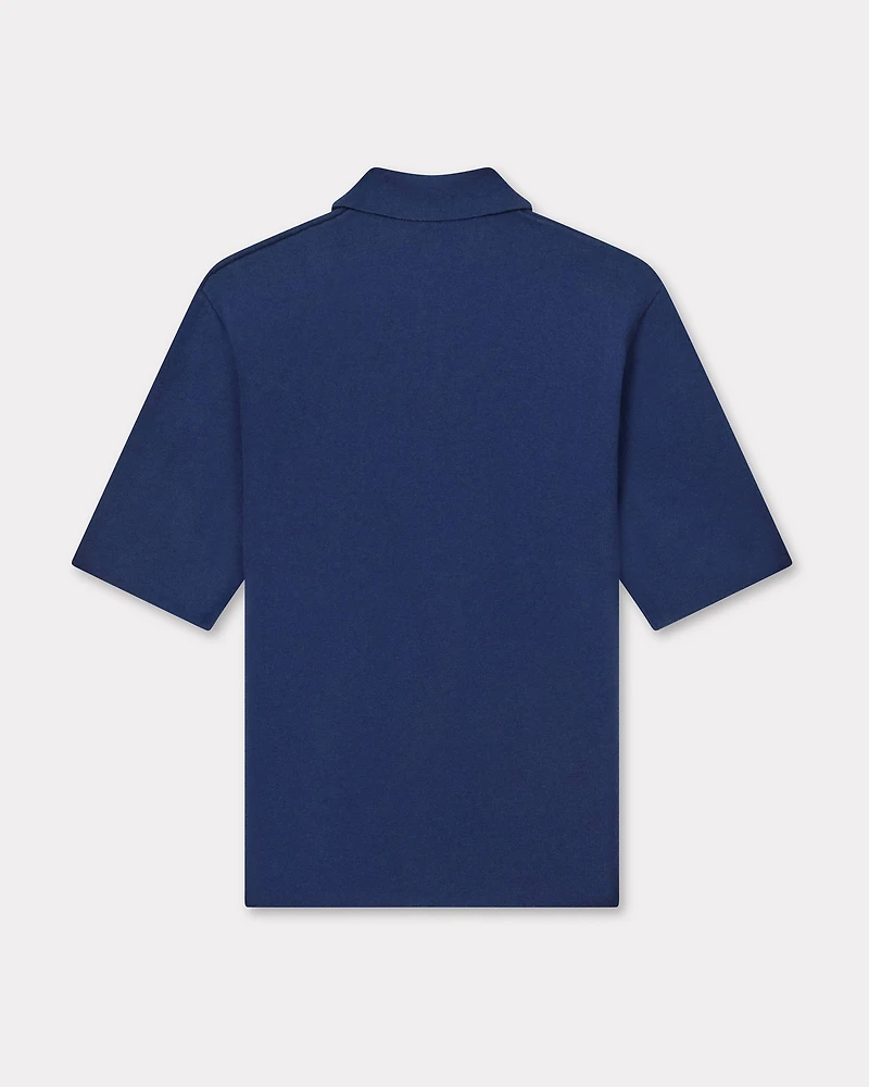 'KENZO Archive Bouquet' embroidered knitted polo cotton wool