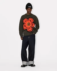 'Kenzo x Futura 2000' embroidered knitted jumper wool