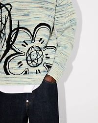 'Kenzo x Futura 2000' reversible jumper wool