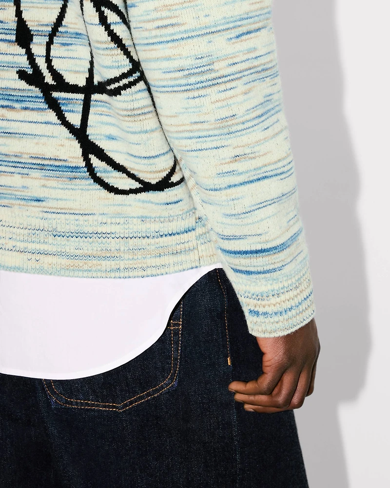 'Kenzo x Futura 2000' reversible jumper wool