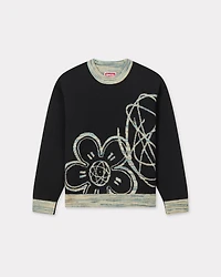 'Kenzo x Futura 2000' reversible jumper wool