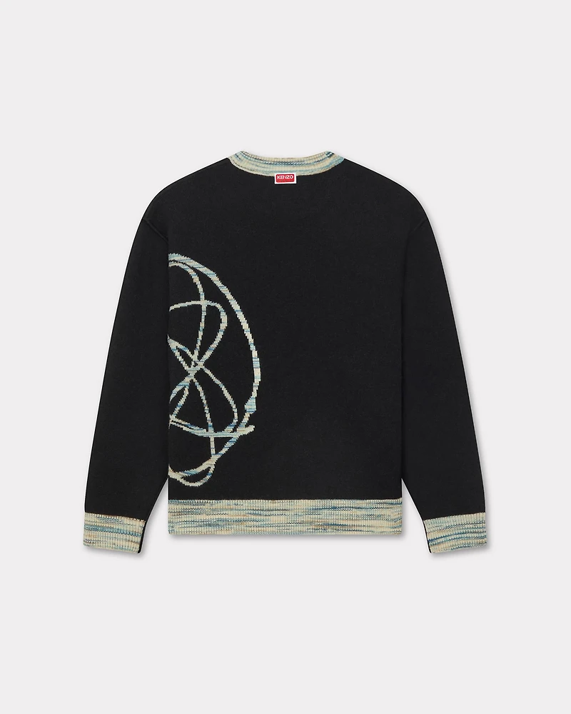 'Kenzo x Futura 2000' reversible jumper wool