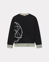 'Kenzo x Futura 2000' reversible jumper wool