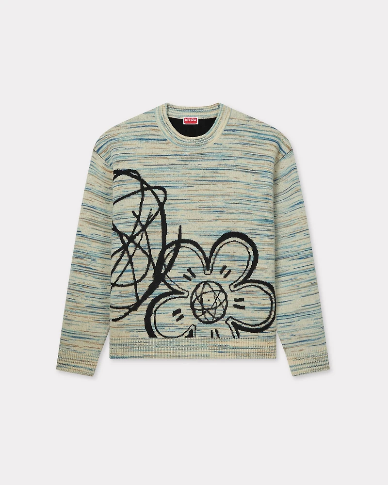 'Kenzo x Futura 2000' reversible jumper wool