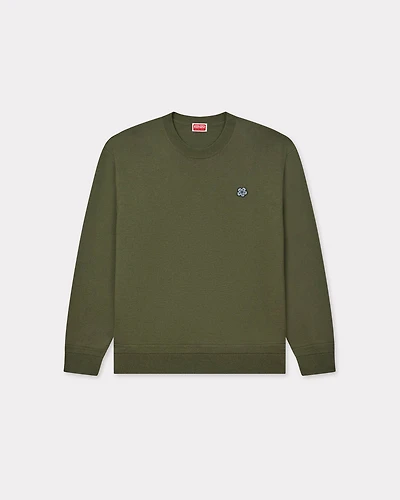 'Boke Flower' embroidered jumper Merino wool