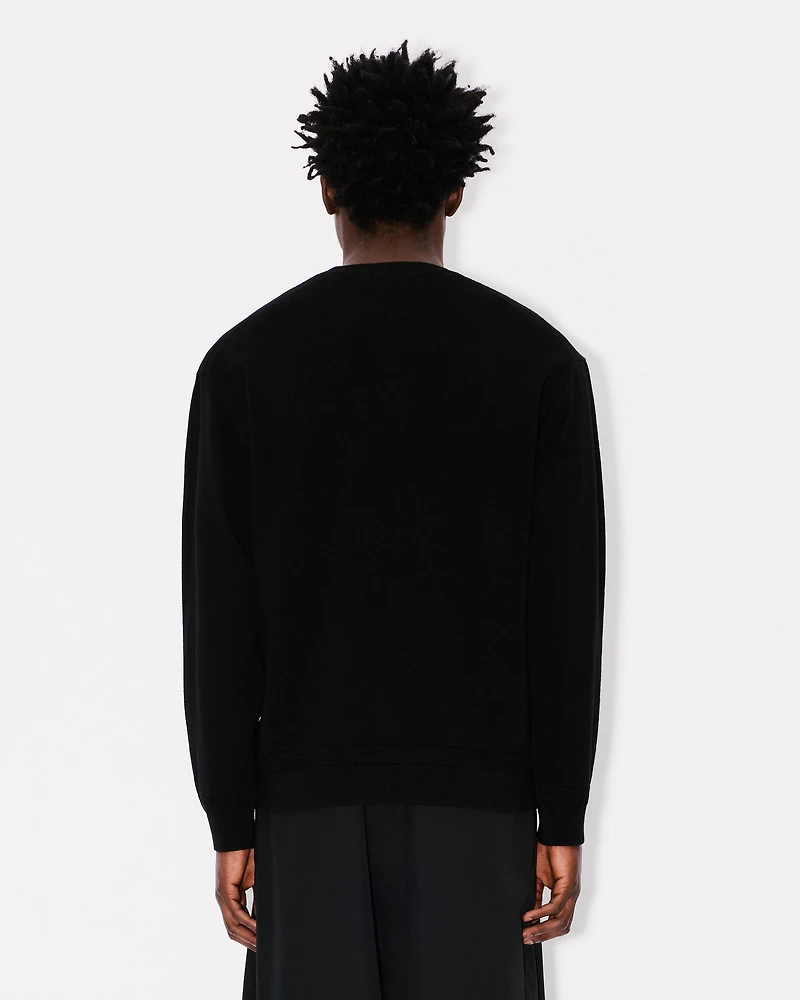 'Boke Flower' embroidered jumper Merino wool