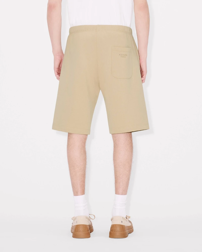 'KENZO Elephant Logo' embroidered short cotton